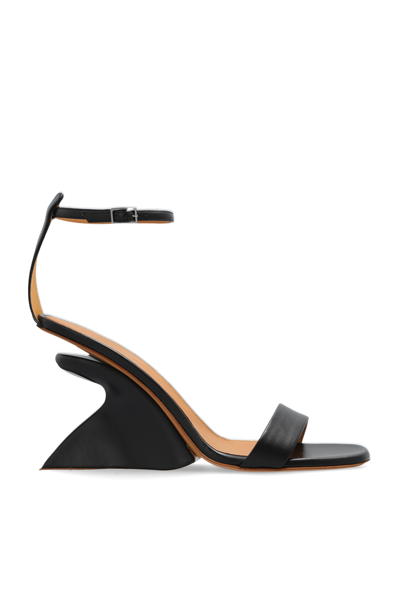 Black 'Jug' wedge sandals Off - IetpShops Cambodia - MM6 Maison